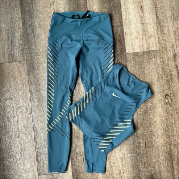 Nike Workout Set Size Small Like New Blue - Picture 1 of 15